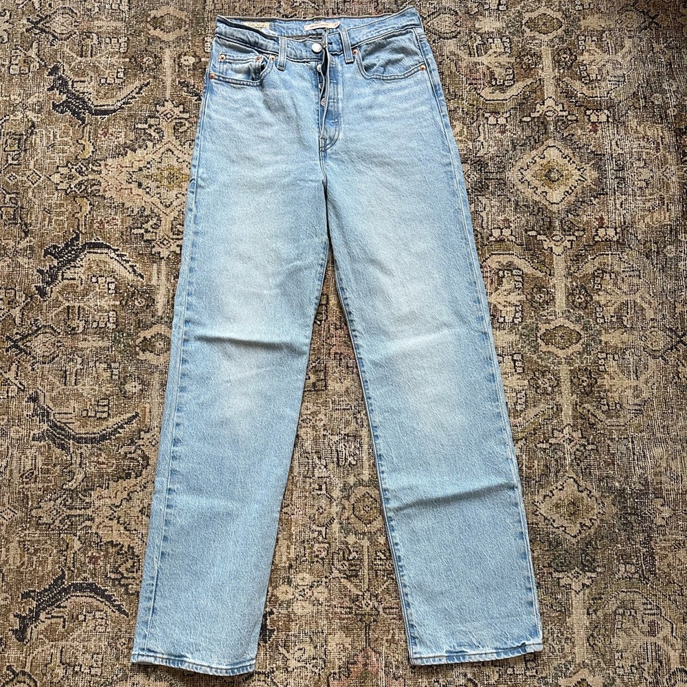 Levis Ribcage Straight Jeans